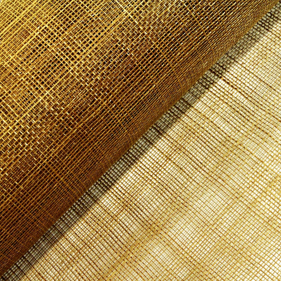 Standard Weave Sinamay Fabric - Metallic Colours