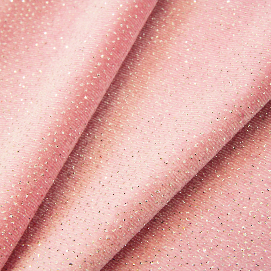 Cosmic Glitter Stretch Velvet Fabric