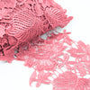 Lace Guipure Trim w Roses & Leaves