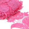 Lace Guipure Trim w Roses & Leaves