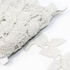 Lace Guipure Trim w Dainty Leaves