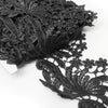 Lace Guipure Trim w Floral Flutter