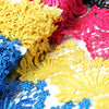 Lace Guipure Trim w Floral Flutter