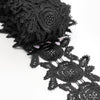 Lace Guipure Trim w Roses