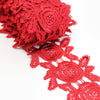 Lace Guipure Trim w Roses