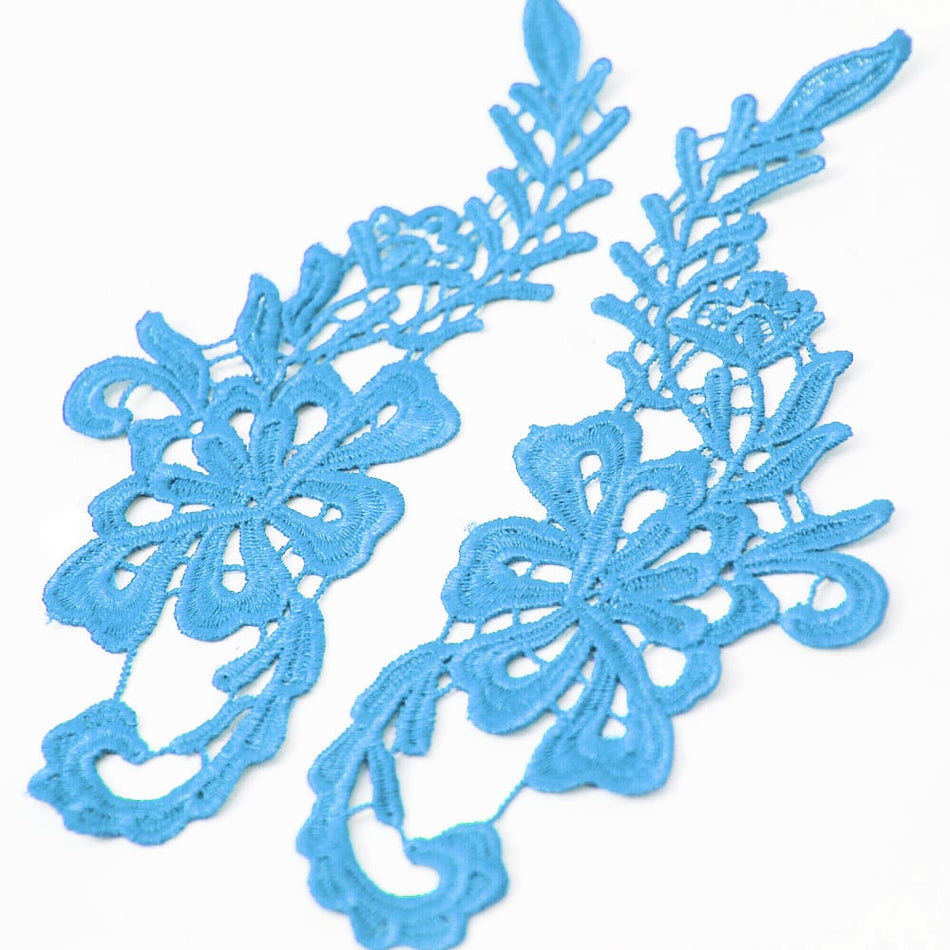 Oleander Guipure Lace Motif (Pair)