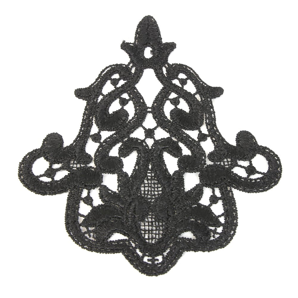 Oriental Emblem Guipure Lace Motif