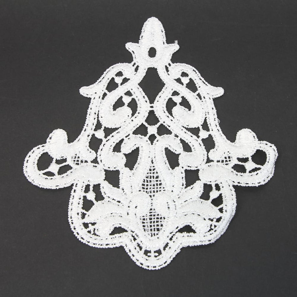 Oriental Emblem Guipure Lace Motif