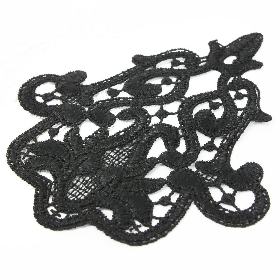Oriental Emblem Guipure Lace Motif