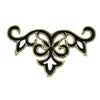 Crest Royal Swirl Iron-On Embroidered Motif