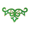 Crest Royal Swirl Iron-On Embroidered Motif
