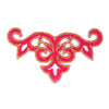 Crest Royal Swirl Iron-On Embroidered Motif