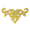 Crest Royal Swirl Iron-On Embroidered Motif