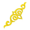 Royal Swirl Iron-On Embroidered Motif - 13.5cm