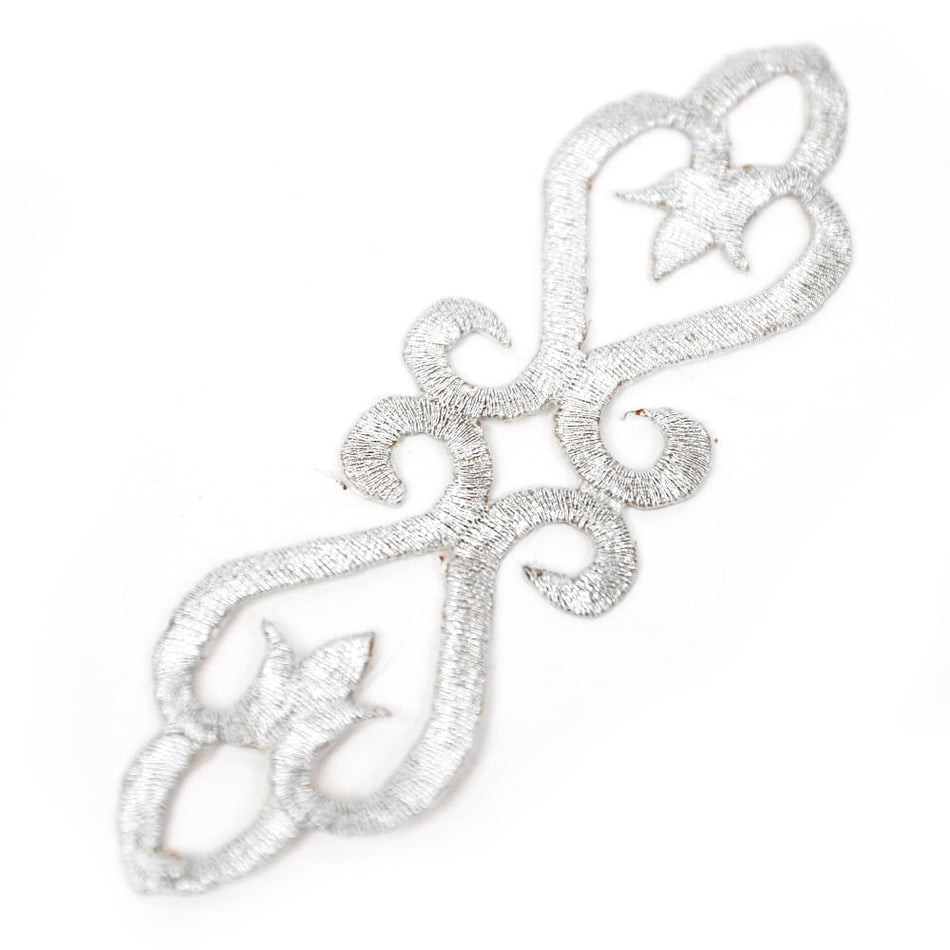 Scroll Royal Swirl Iron-On Embroidered Motif