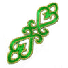 Scroll Royal Swirl Iron-On Embroidered Motif