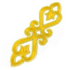 Scroll Royal Swirl Iron-On Embroidered Motif