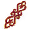 Scroll Royal Swirl Iron-On Embroidered Motif