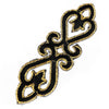 Scroll Royal Swirl Iron-On Embroidered Motif