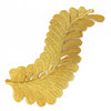 Baroque Laurel Leaf Iron-On Embroidered Motif (Pair)