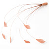 Stripped Coque Feather Bunch - Dots