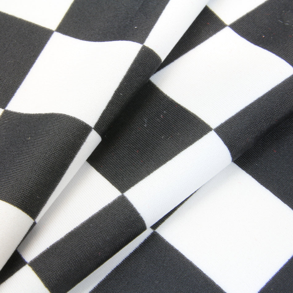 Grand Prix Checked Nylon Spandex