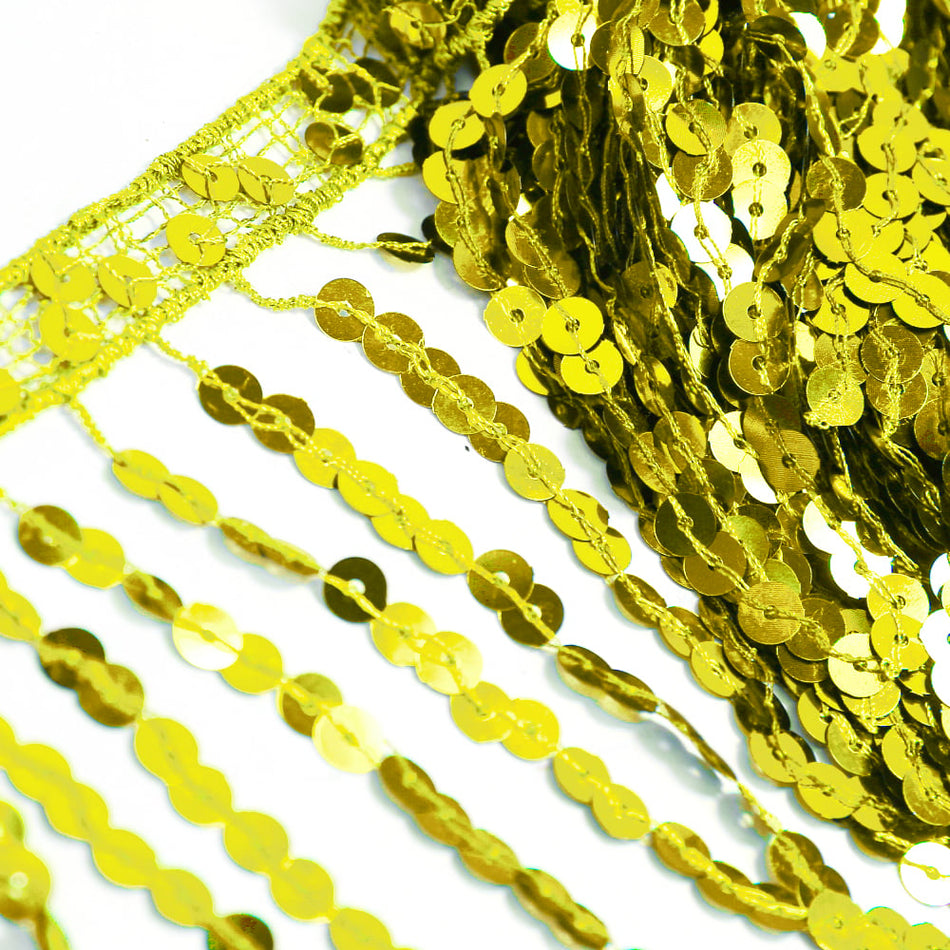 Sequin Tassel Fringe  - 15cm / 6"
