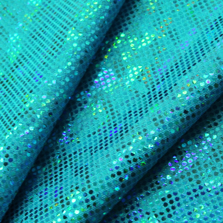 Shattered Glass Hologram Foil/Fog Finish Nylon Spandex