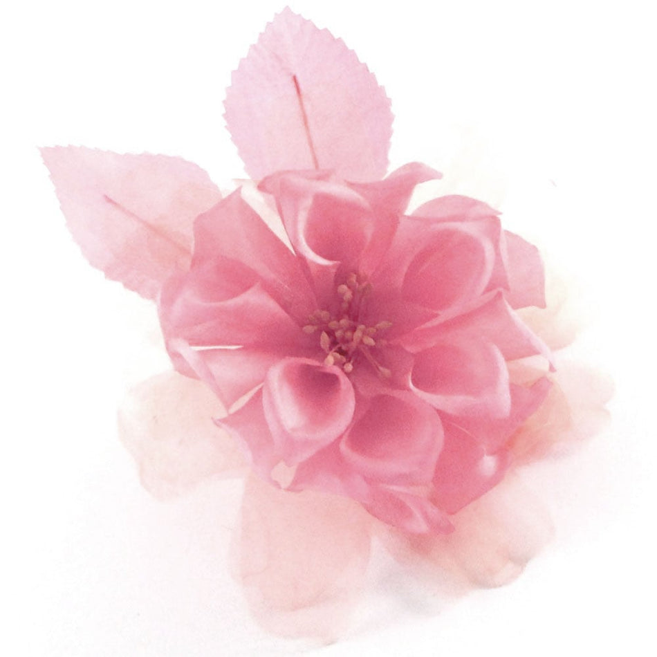 Flower Pure Silk & Organza Dahlia