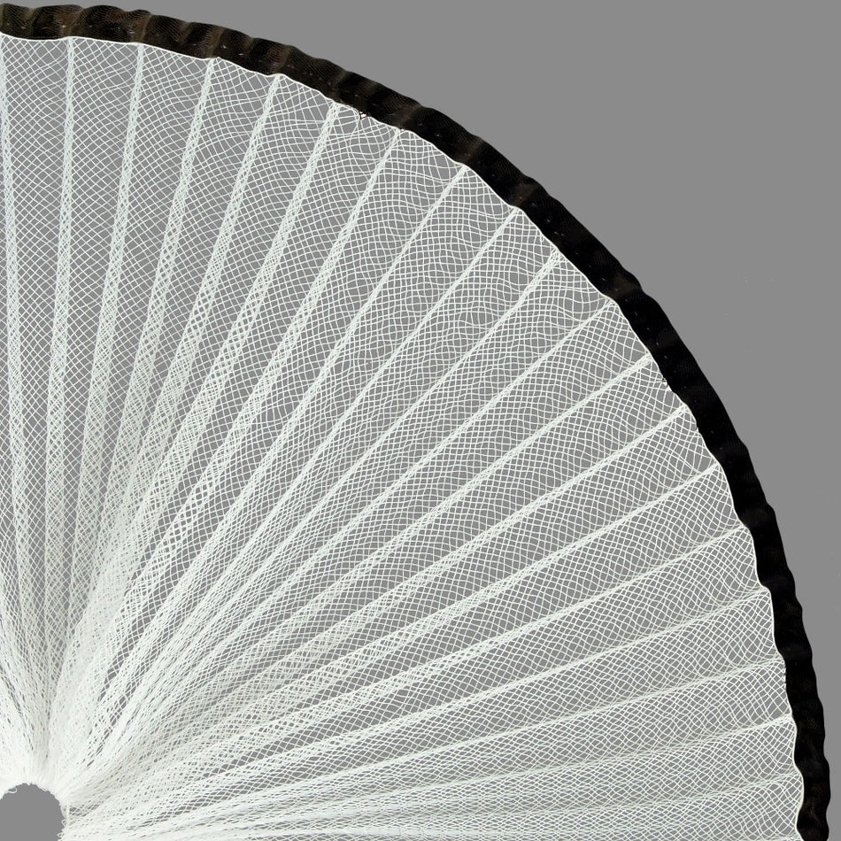 Crinoline 6" / 15cm - Pleated w Satin Binding & Wire
