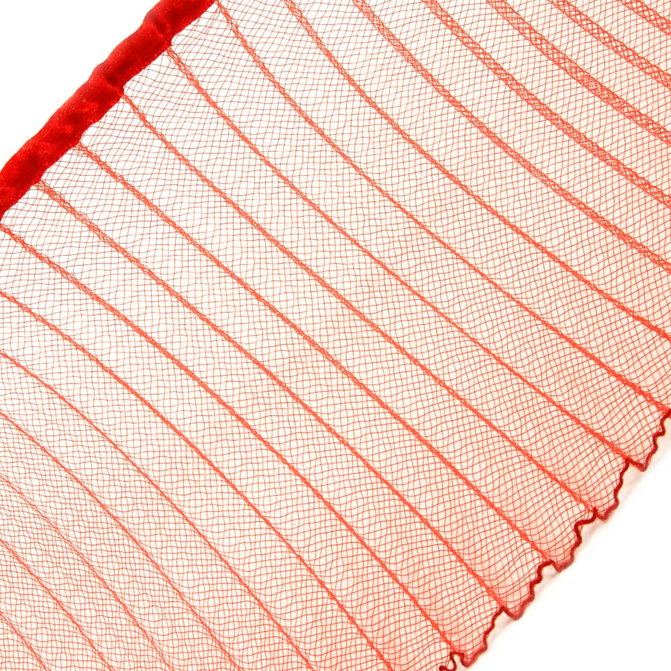 Crinoline 6" / 15cm - Pleated w Satin Binding & Wire