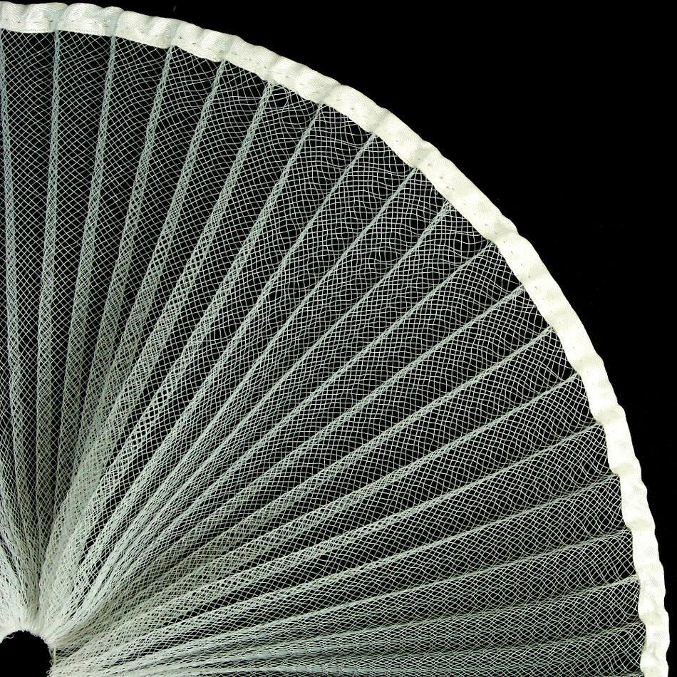 Crinoline 6" / 15cm - Pleated w Satin Binding & Wire