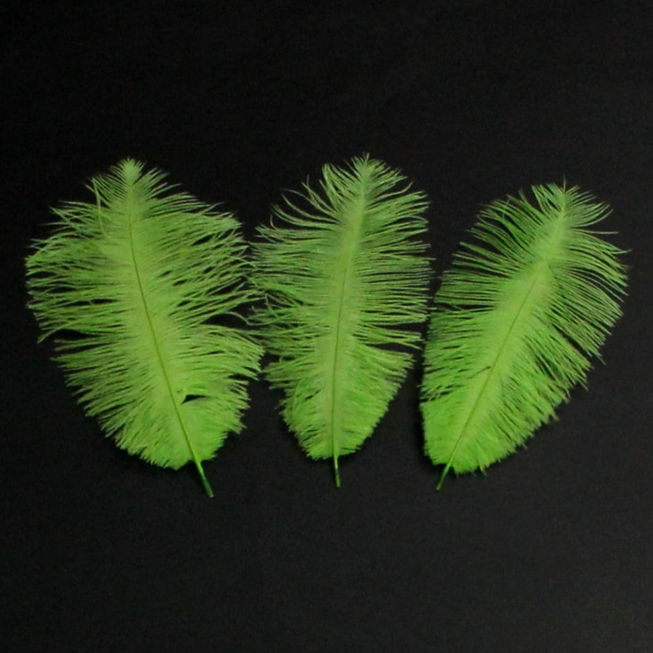 Ostrich Feather Plume 15-20cm (3 Pack)