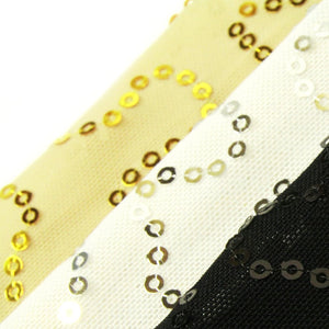 Graceful w Sequins Extra Fine Stretch Mesh