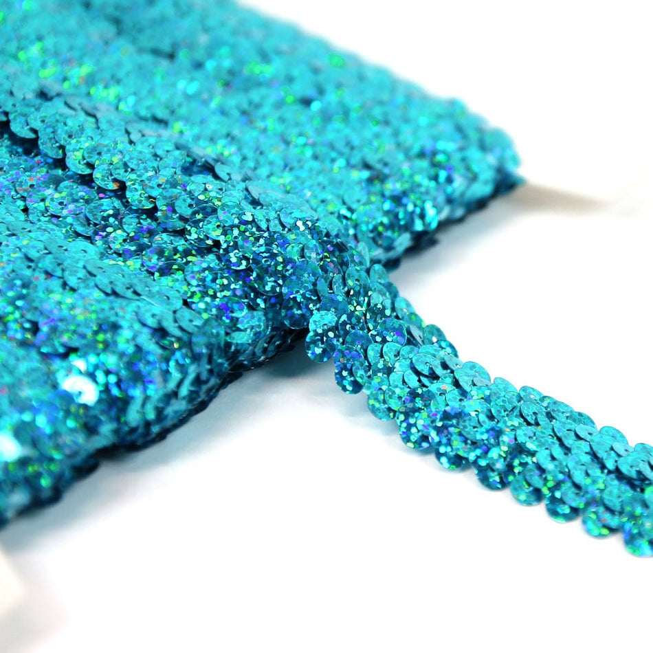 3-Row Stretch Sequin Trim