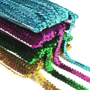 2-Row Stretch Sequin Trim