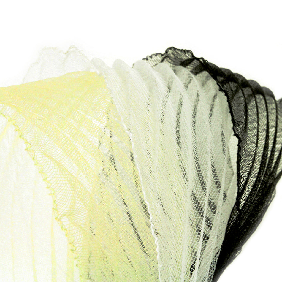 Crinoline 4" / 10cm x76cm - Diagonal Pleated