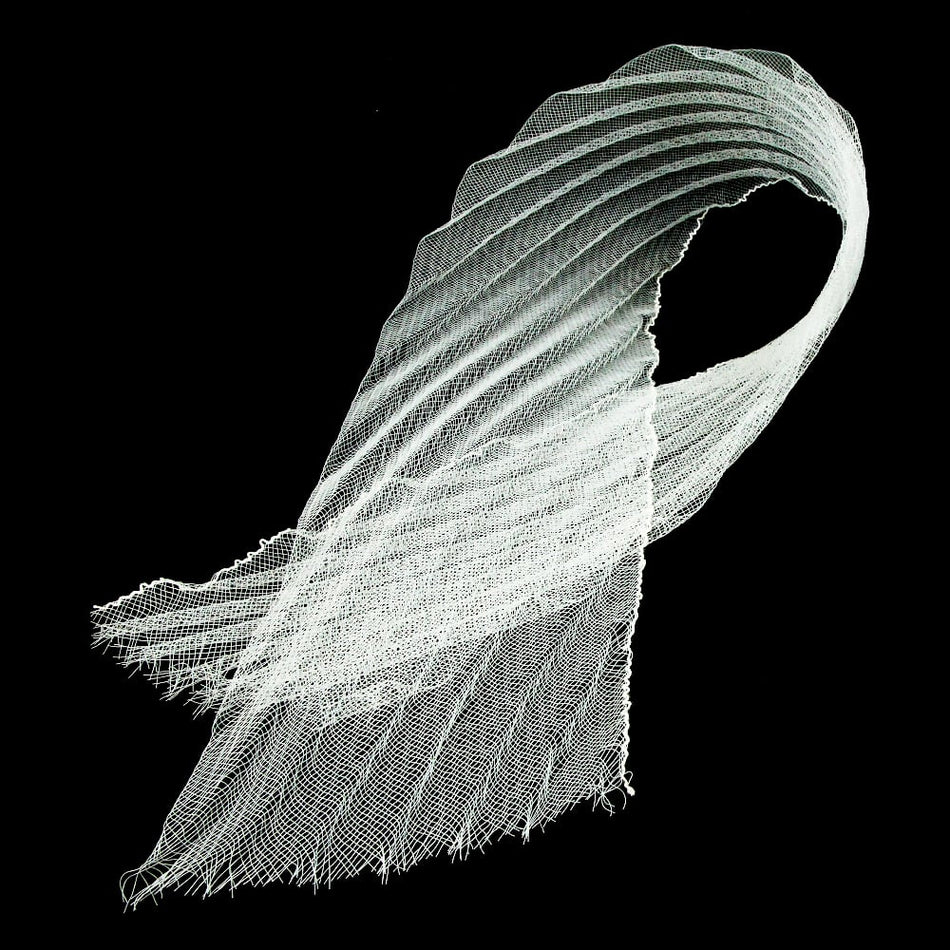 Crinoline 4" / 10cm x76cm - Diagonal Pleated