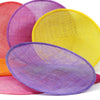 Slanted Small Hat Sinamay Saucer Disc Base