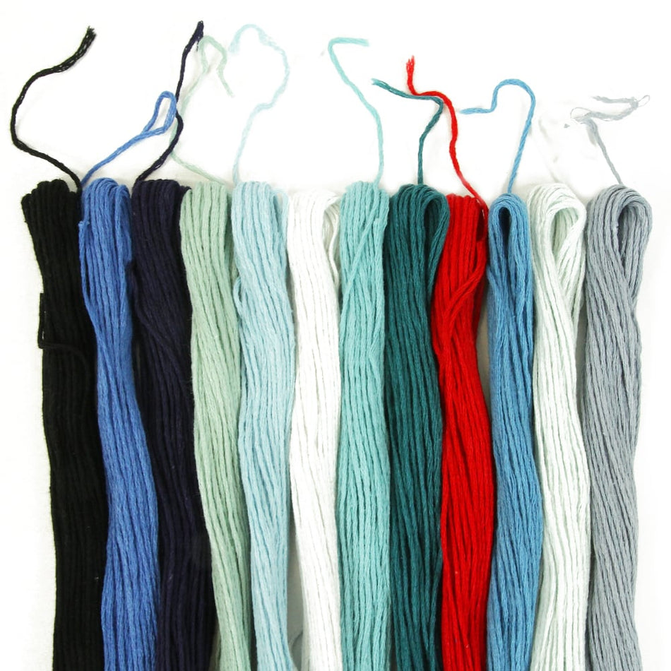 Embroidery Floss - 100% Cotton (12 Pack)