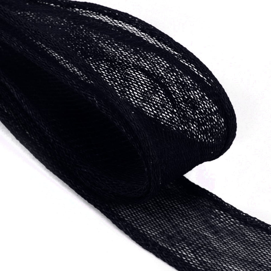 Sinamay Rolled Edged Ribbon - 40mm (1.5m Cut)