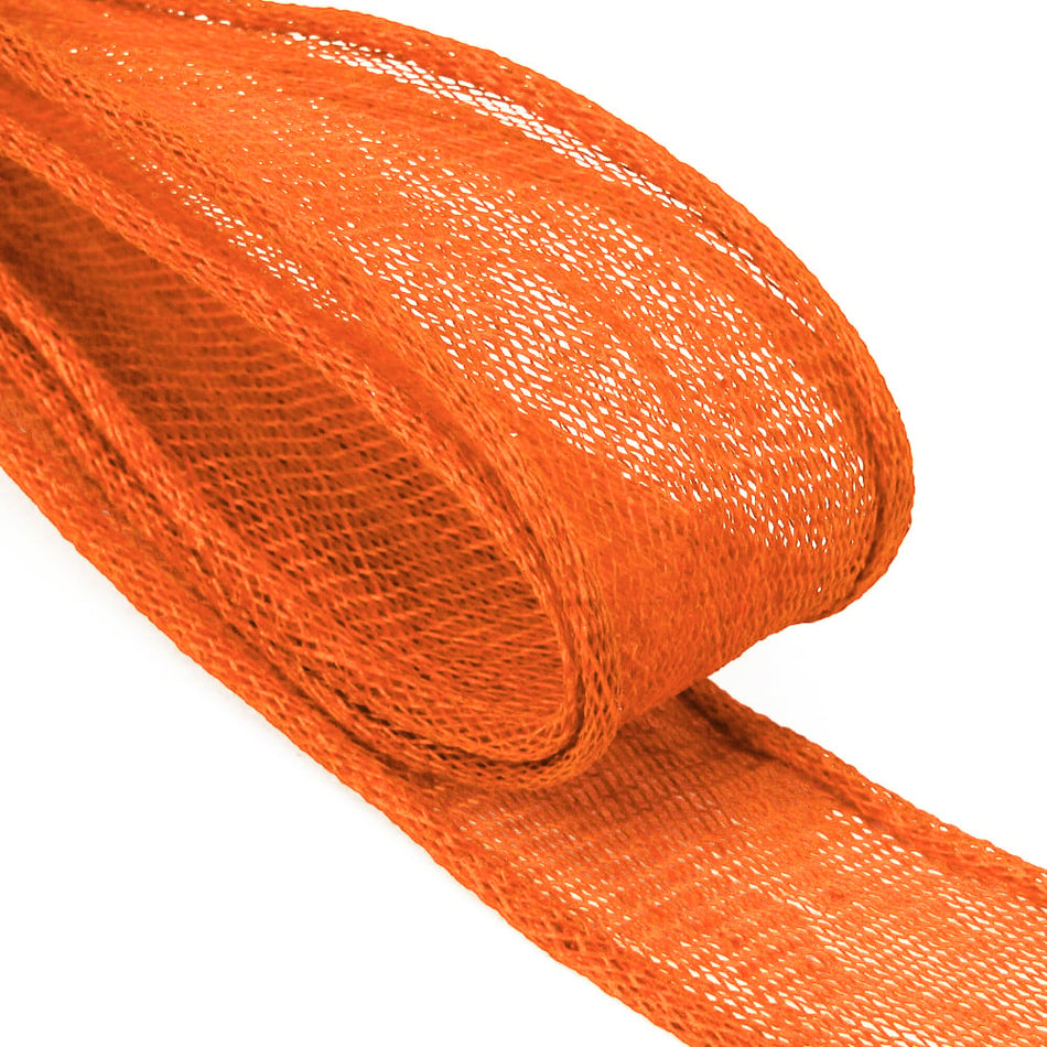 Sinamay Rolled Edged Ribbon - 40mm (1.5m Cut)