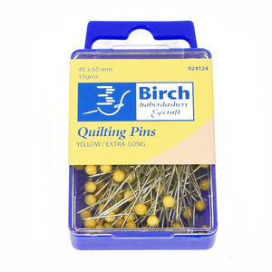 Birch - Quilting Round Head  Pins - 45mm