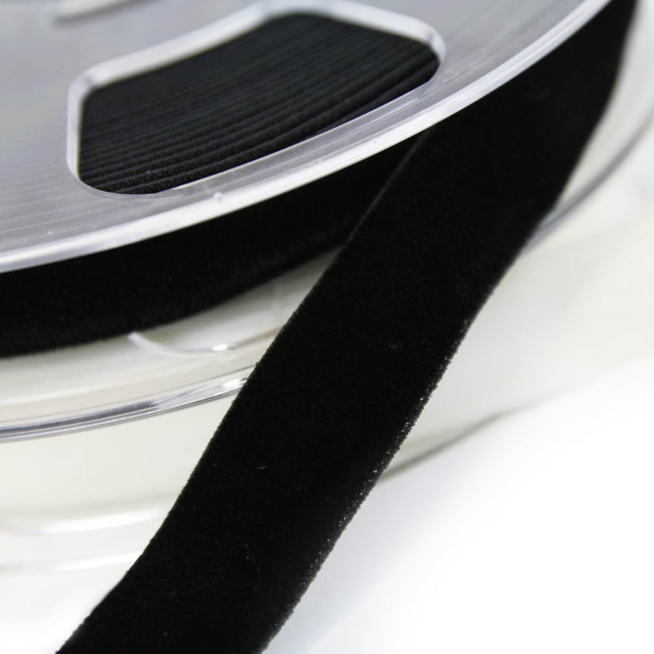 Velvet Elasticated Stretch Ribbon - 16mm