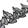 Lace Guipure Trim w Triplet Leaves