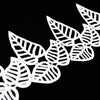 Lace Guipure Trim w Triplet Leaves