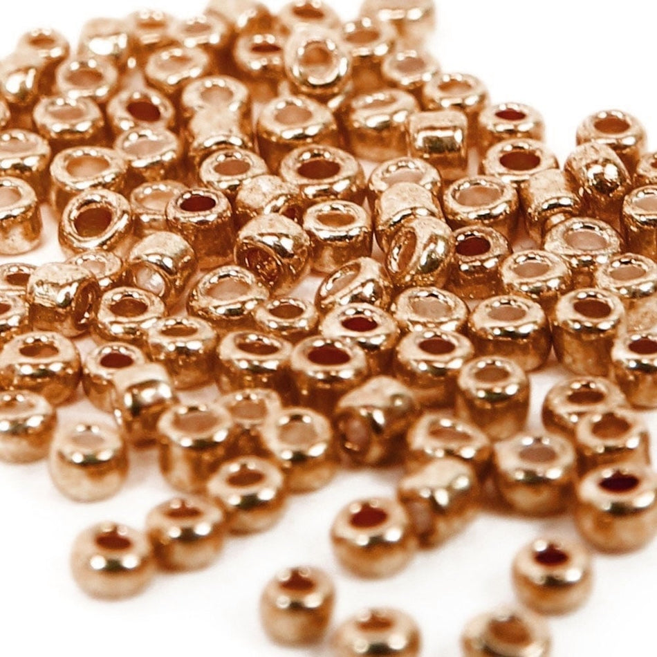 Opaque Round Glass Seed Beads - 8/0 3mm