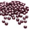 Silver-Lined Round Glass Seed Beads - 8/0 3mm