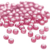 Silver-Lined Round Glass Seed Beads - 8/0 3mm