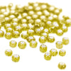 Silver-Lined Round Glass Seed Beads - 8/0 3mm